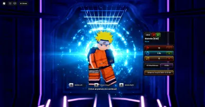 Naroto Kid rare unit result screen in Anime Origins