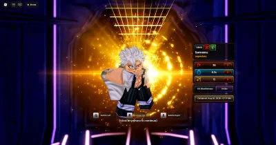 Semanu legendary unit result screen in Anime Origins